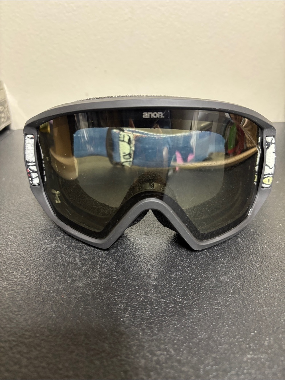 Kids Anon Relapse Jr. Matte Gray Snow/Ski Goggles Smoke Lens + MFI